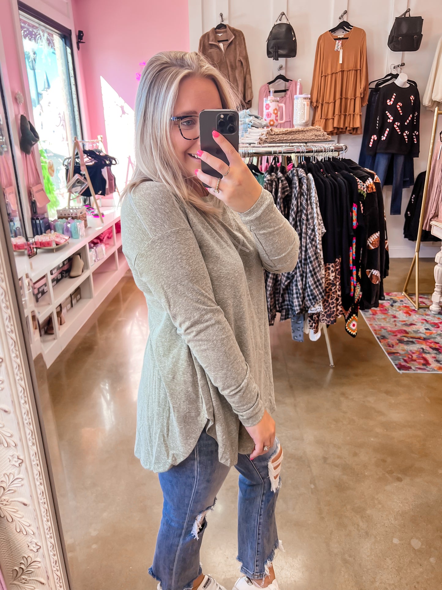 Long Sleeve Tunic Top