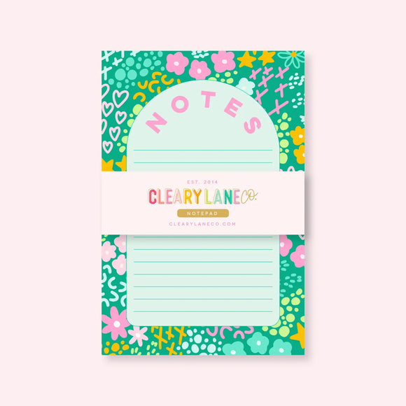 Notepad - Emerald Rainbow