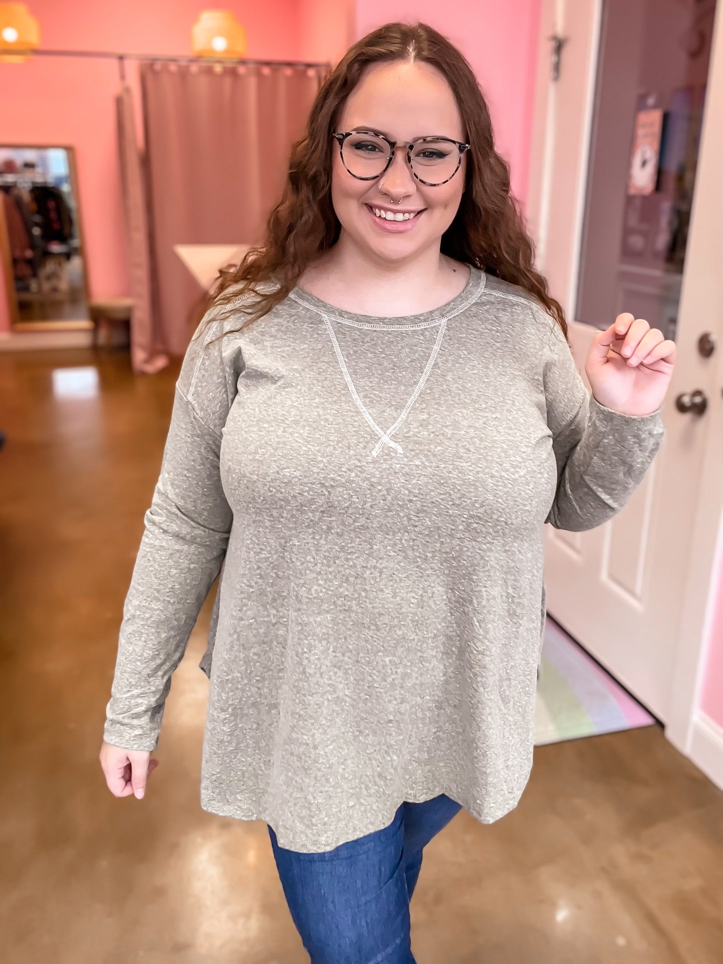 Long Sleeve Tunic Top