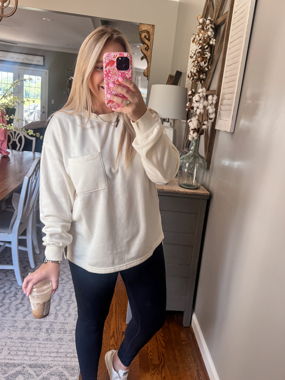Emmy Sweatshirt - Cream