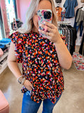 Frill Neck Blouse