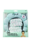 Spa Headband and Wristband Set