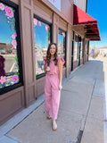 Uptown Grace Zip-Up Ruffle Jumpsuit