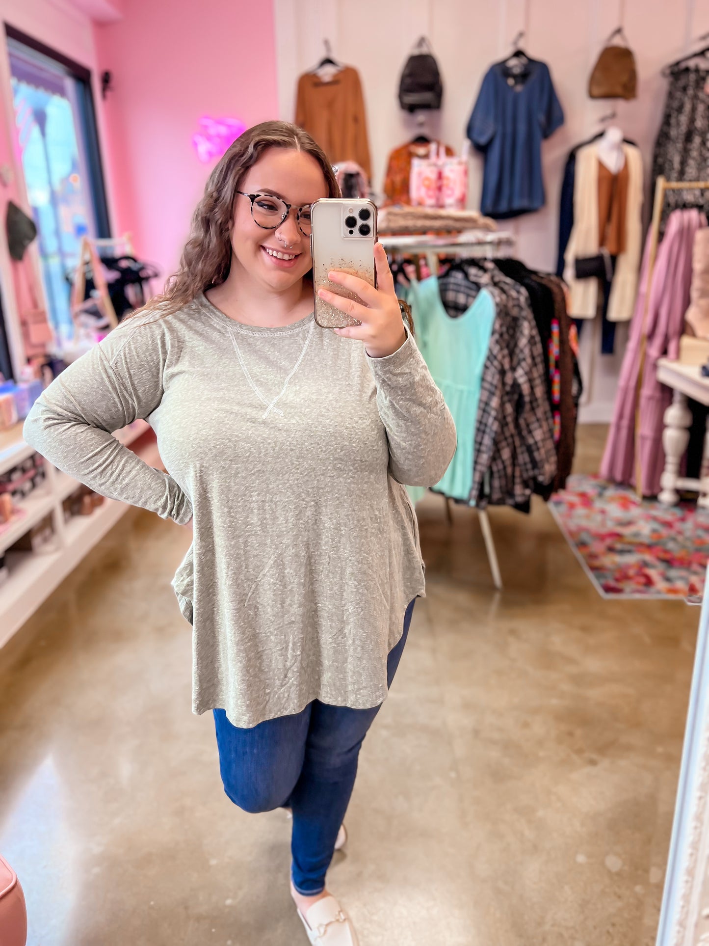 Long Sleeve Tunic Top