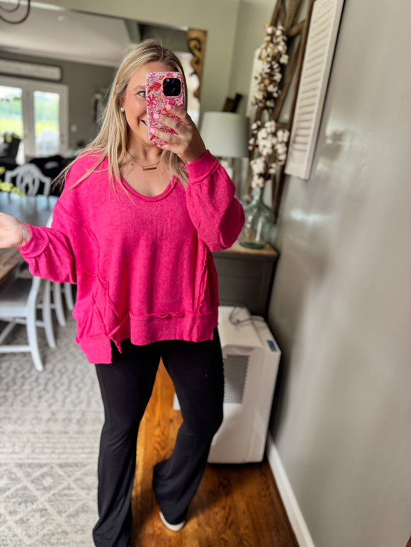 Harper Hoodie - Pink