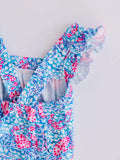 Crab Walk Ruffle Romper