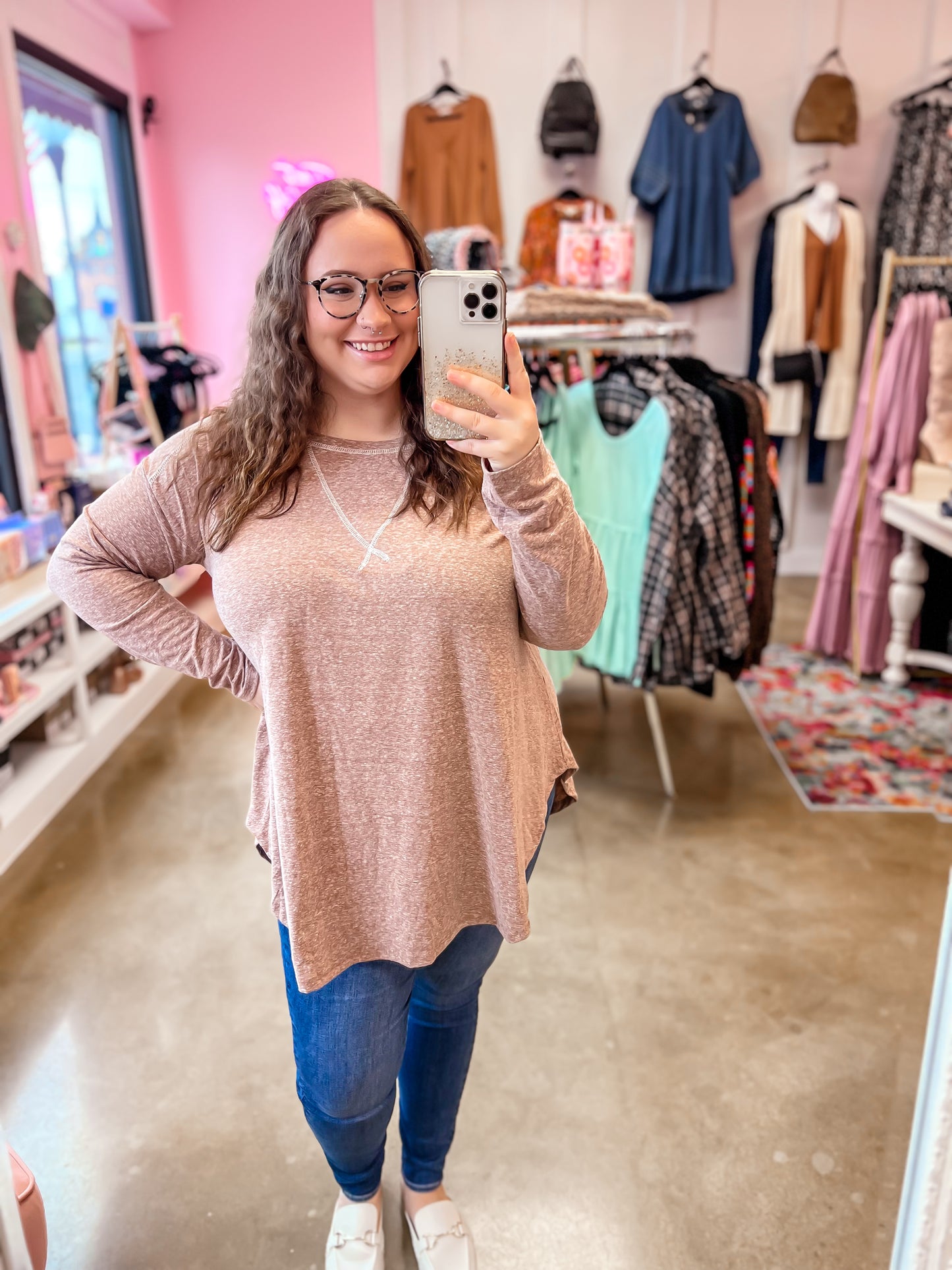 Long Sleeve Tunic Top