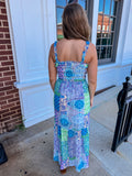 Patch Work Maxi Dress