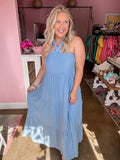 Baby Blue Cross Maxi