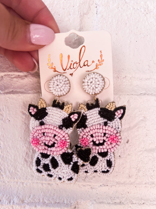 Cow Earrings