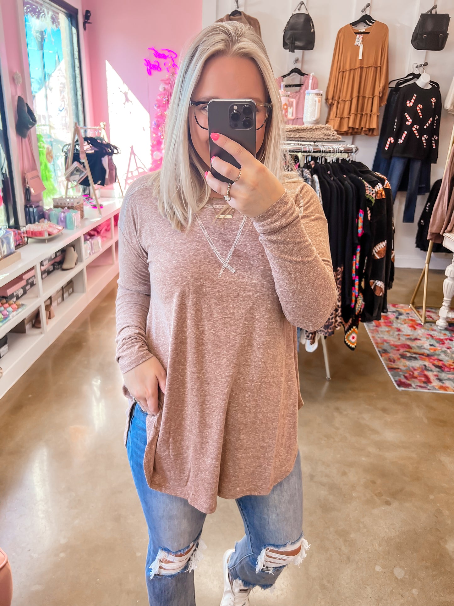 Long Sleeve Tunic Top