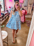 Seaside Breeze Ruffle Dress
