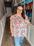 Meadow Breeze Babydoll Top - Ivory