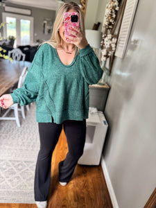 Harper Hoodie - Dark Green