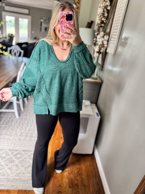 Harper Hoodie - Dark Green