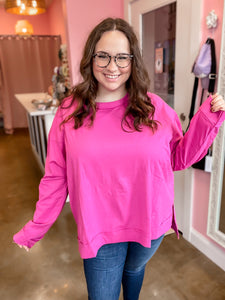 Magenta Long Sleeve (S-3X)