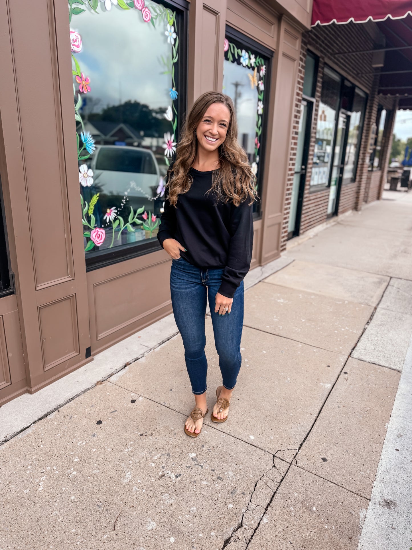 Black Bow Pullover