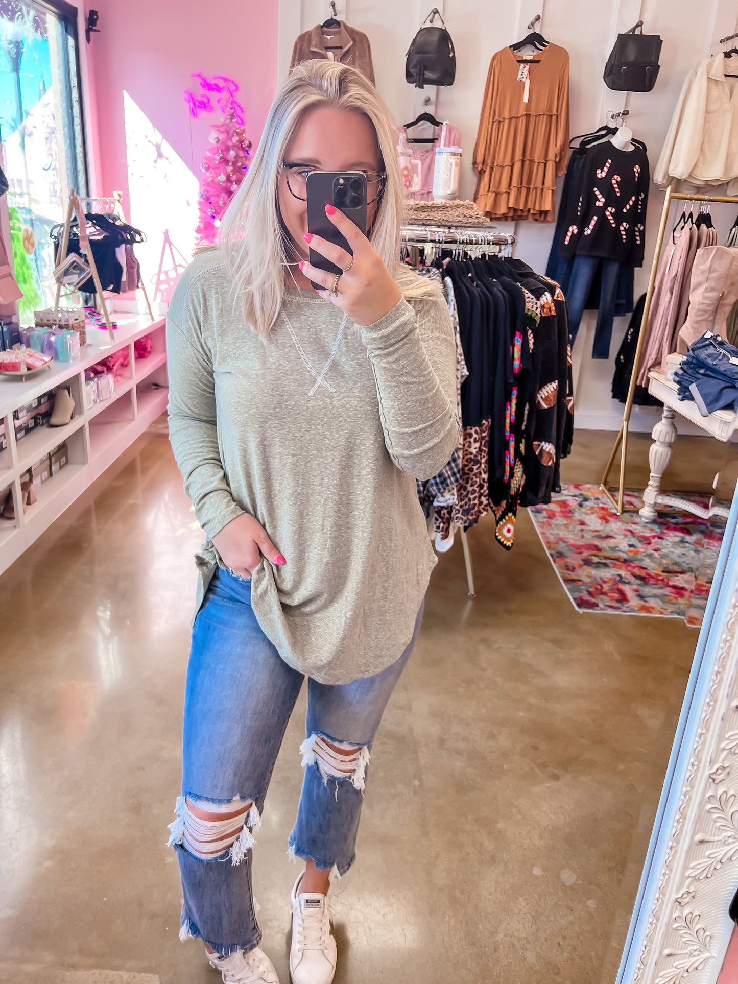 Long Sleeve Tunic Top