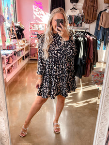 Black Patterned Dress