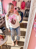 Touchdown and Bows Sweatshirt
