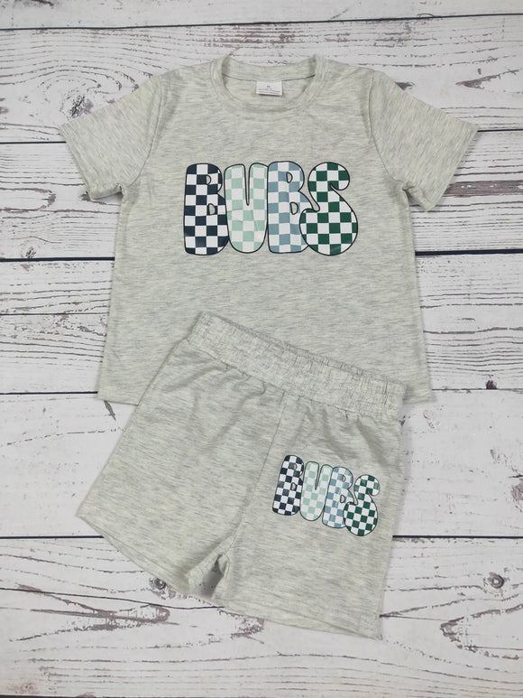 Checkered Bubs Toddler Boys Clothes