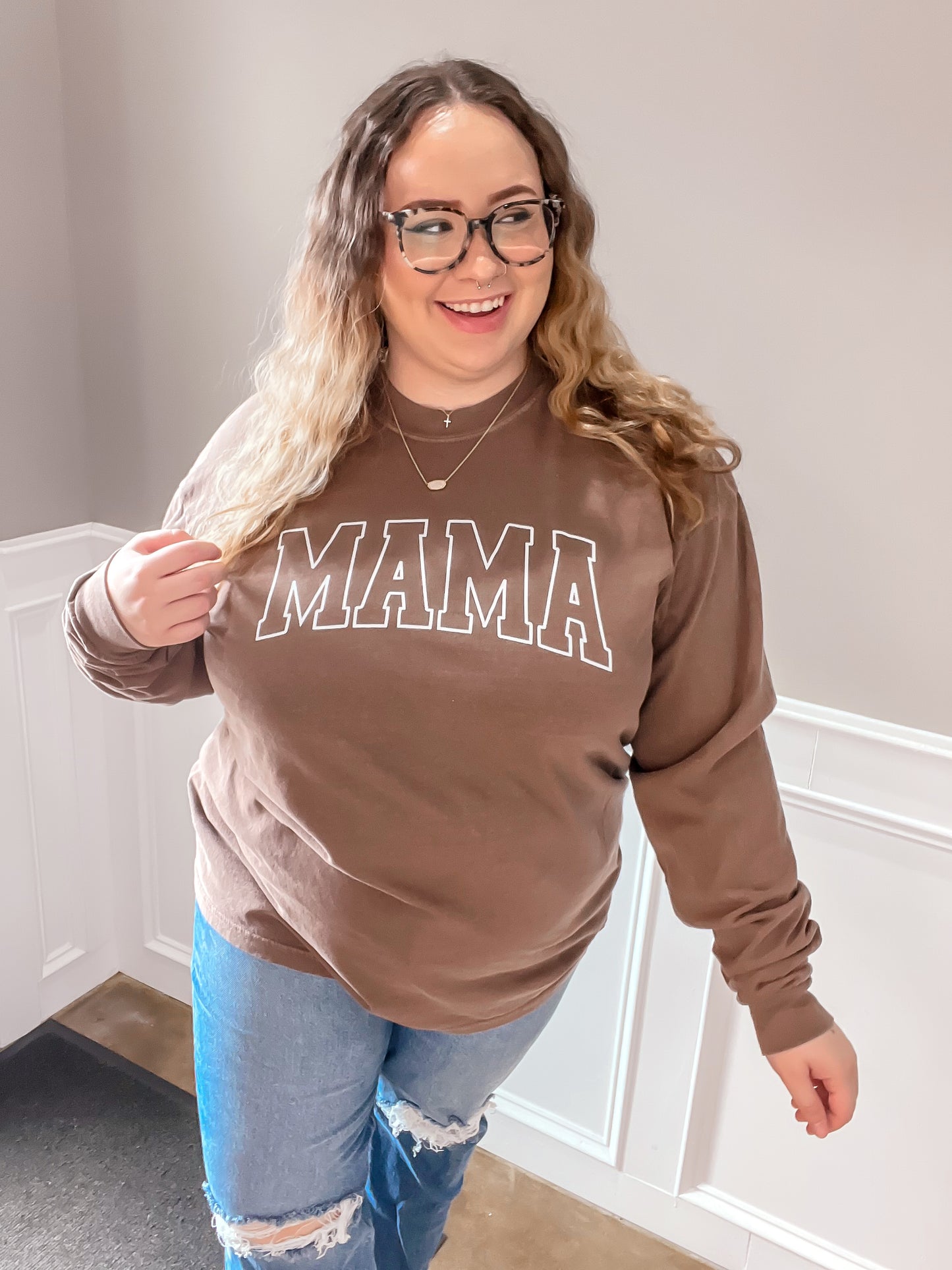 MAMA Long Sleeve - Brown