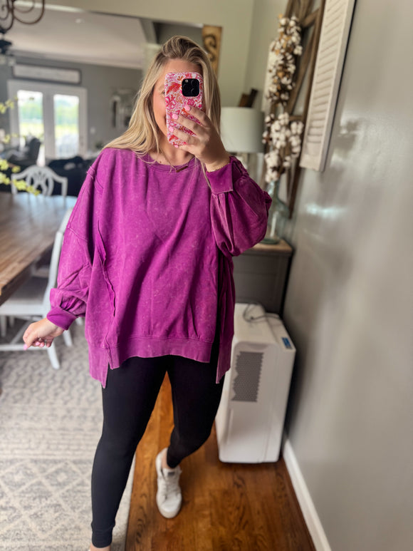 Remi Pullover - Plum