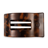 Teleties Flat Rectangle Tortoise Clip