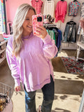 Lavender Luxe Pullover Curvy