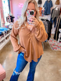 Camel Balloon Sleeve Thermal