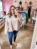 Taupe Long Sleeve (S-3X)