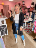 Sweater Cardigan - Black