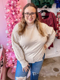 Tan Terry Pullover