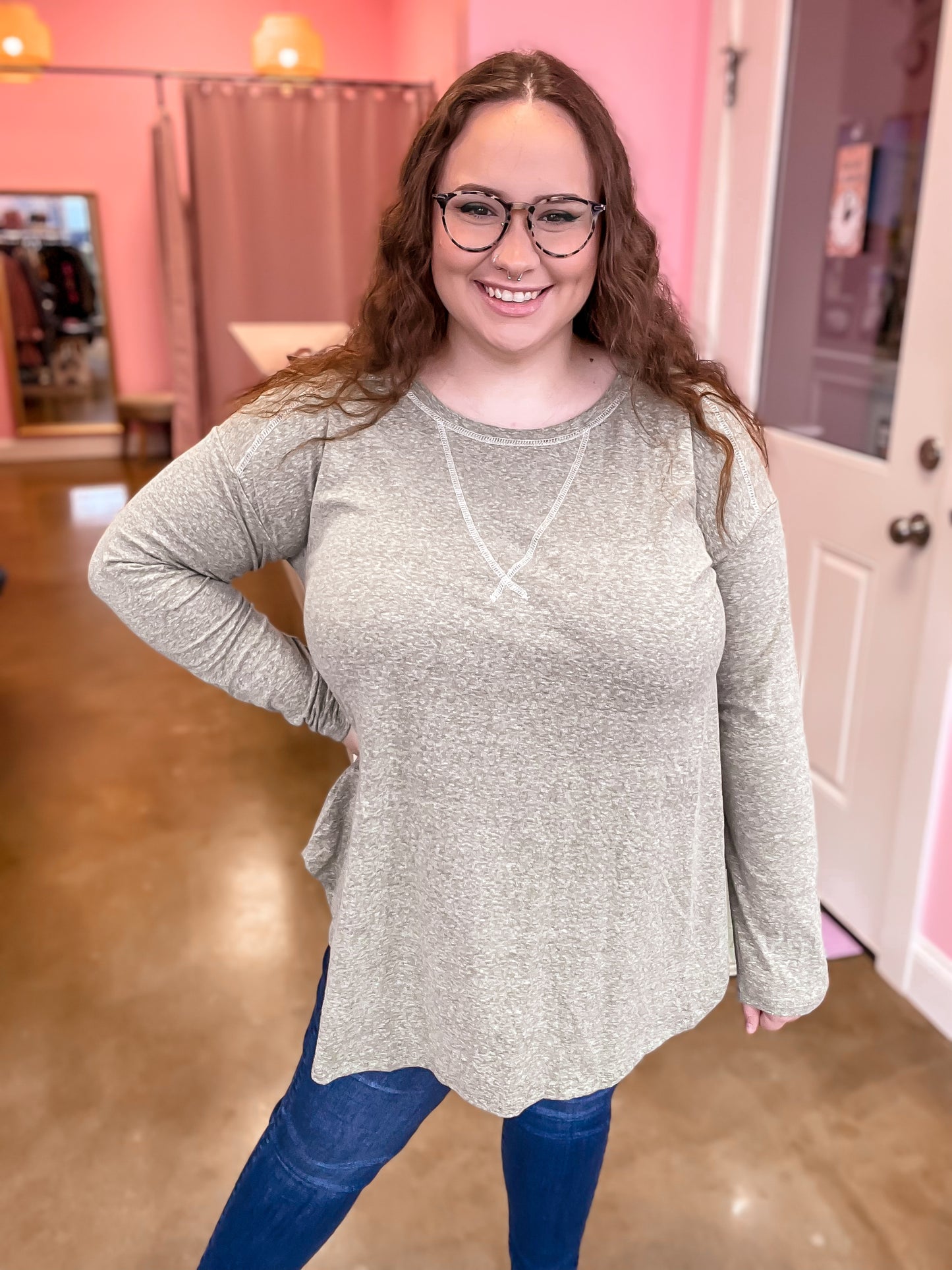 Long Sleeve Tunic Top