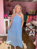 Baby Blue Cross Maxi