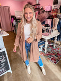 Sweater Cardigan - Camel
