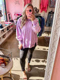 Lavender Luxe Pullover Curvy