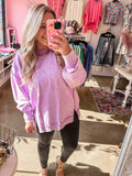 Lavender Luxe Pullover Curvy