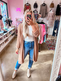 Sweater Cardigan - Camel