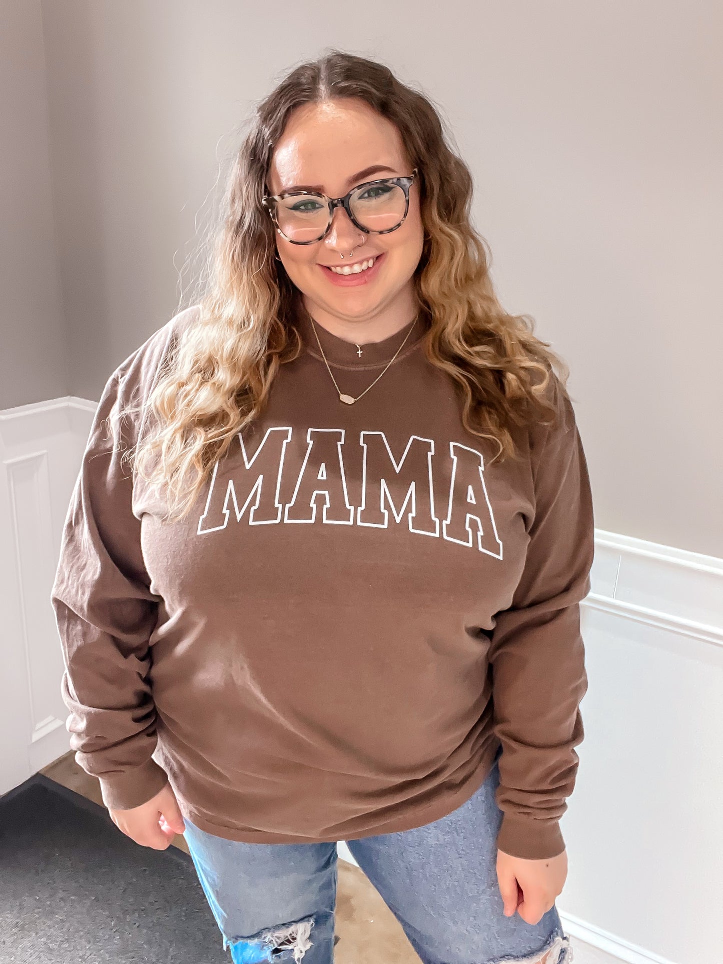 MAMA Long Sleeve - Brown