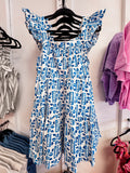 Seaside Breeze Ruffle Dress