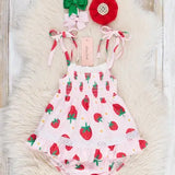 Strawberry Festival Tie Bloomers Outfit