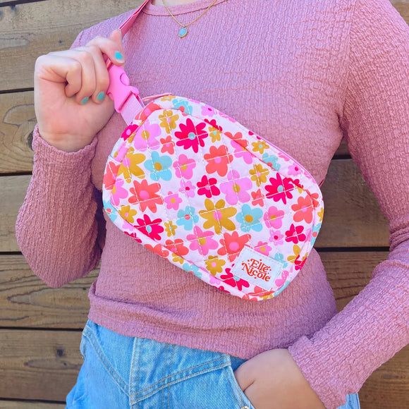 Quilted Belt Bag - Retro