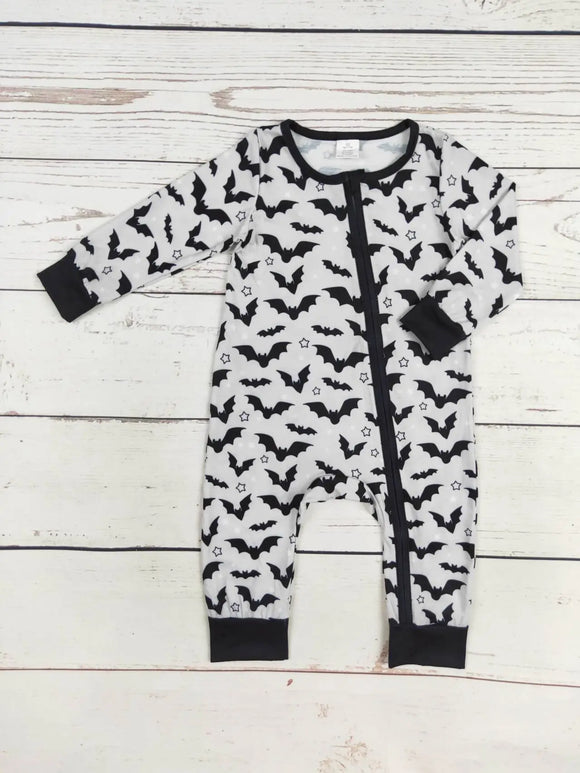 Baby Bat Print Zippy Sleeper