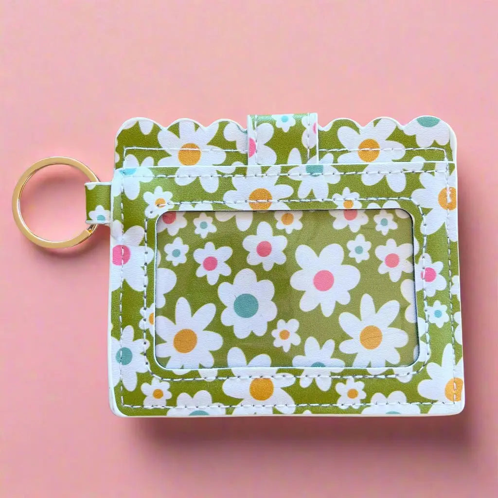 Wallet - Green Daisy