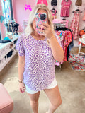 Purple Floral Top
