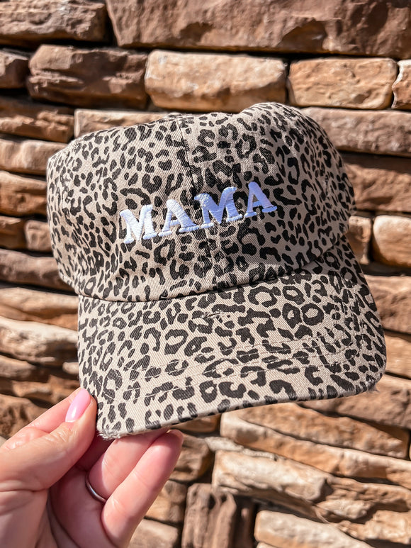 MAMA Leopard Ball Cap