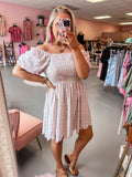 Ivory Scallop Dress
