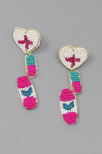 Pink Nurse Earrings