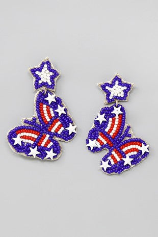 America's Butterfly Earrings